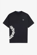 Fred Perry Erkek Bisiklet Yaka T-shirt SIYAH