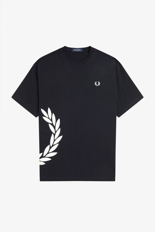 Fred Perry Erkek Bisiklet Yaka T-shirt SIYAH