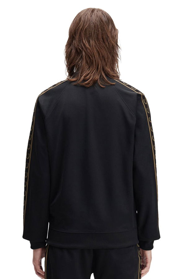 Fred Perry Erkek Fermuarlı Sweatshirt SIYAH