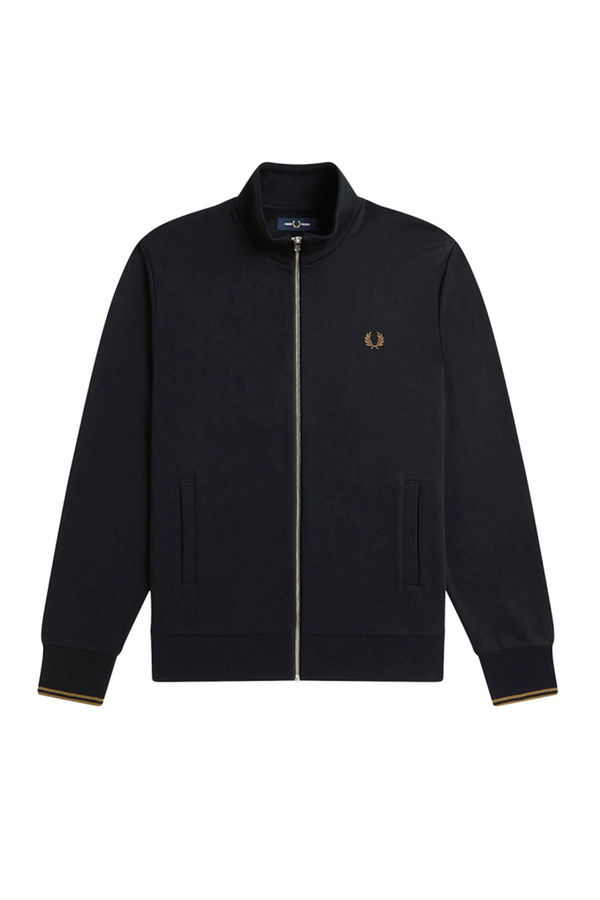 Fred Perry Erkek Fermuarlı Sweatshirt SIYAH