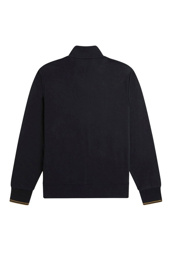 Fred Perry Erkek Fermuarlı Sweatshirt SIYAH