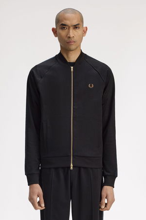 Fred Perry Erkek Fermuarlı Ceket SIYAH
