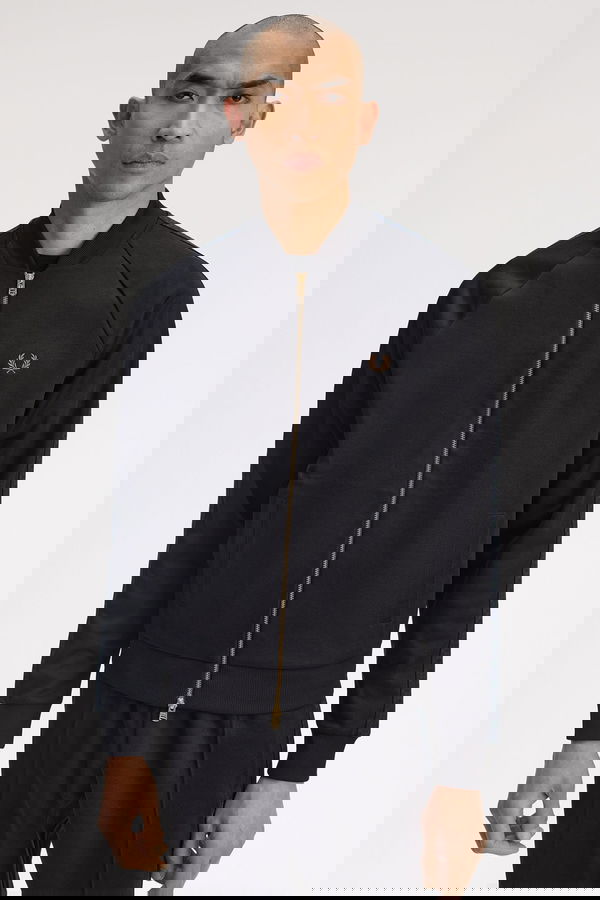 Fred Perry Erkek Fermuarlı Ceket SIYAH