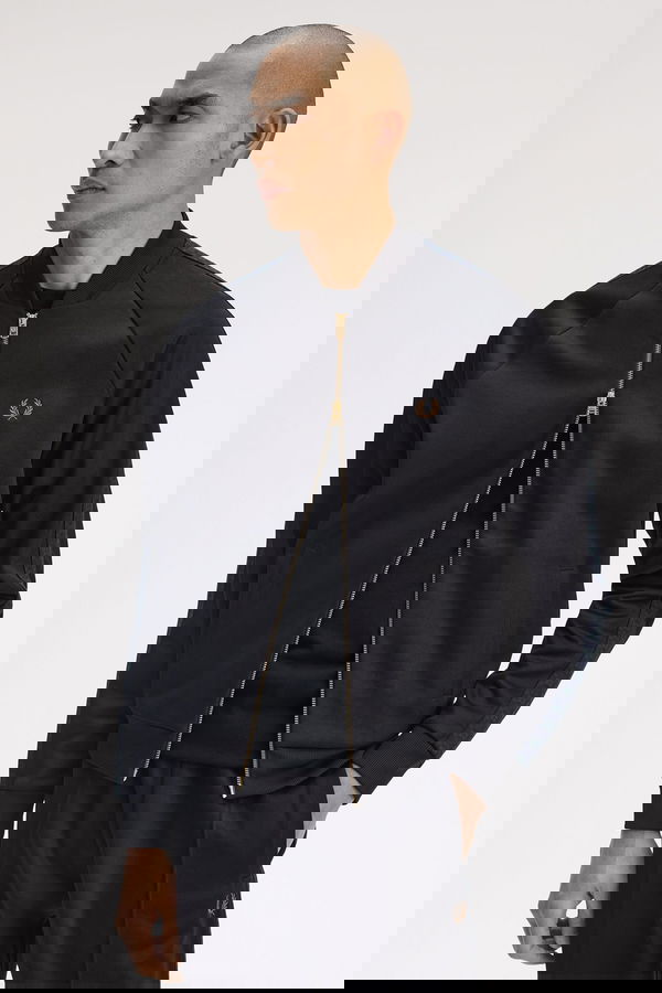 Fred Perry Erkek Fermuarlı Ceket SIYAH