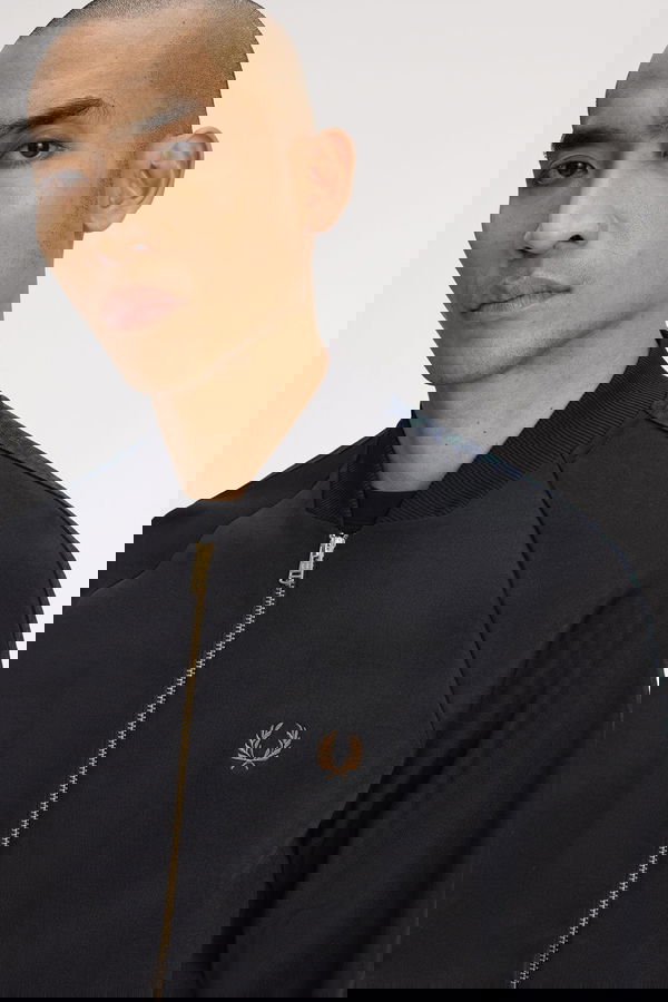 Fred Perry Erkek Fermuarlı Ceket SIYAH