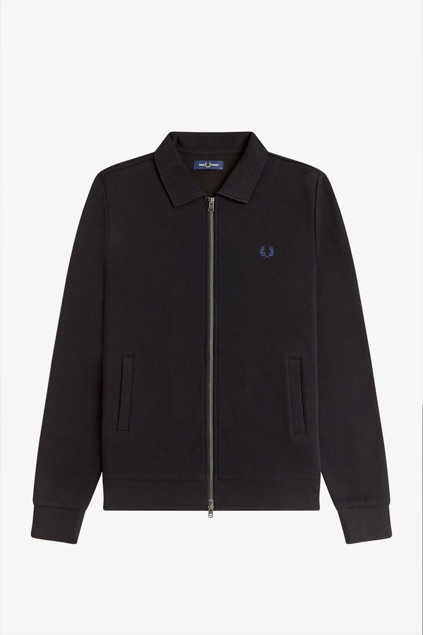 Fred Perry Erkek Fermuarlı Sweatshirt SIYAH