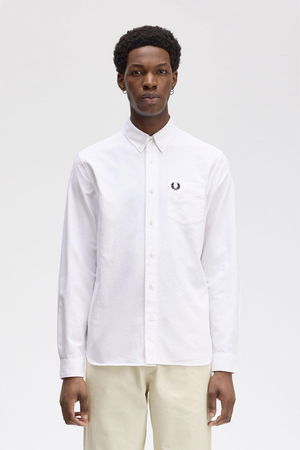 Fred Perry Erkek Gömlek Beyaz