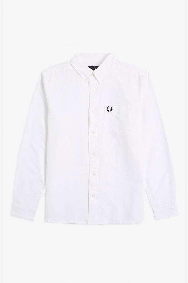 Fred Perry Erkek Gömlek Beyaz