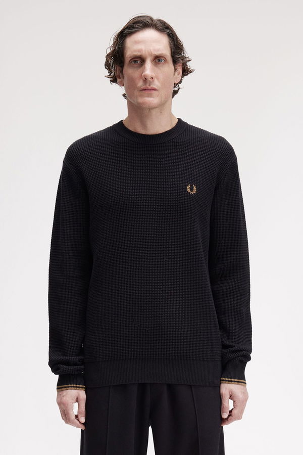 Fred Perry Erkek Kazak SIYAH