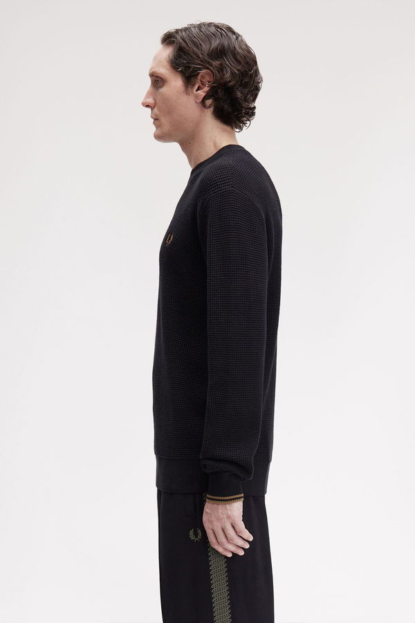 Fred Perry Erkek Kazak SIYAH
