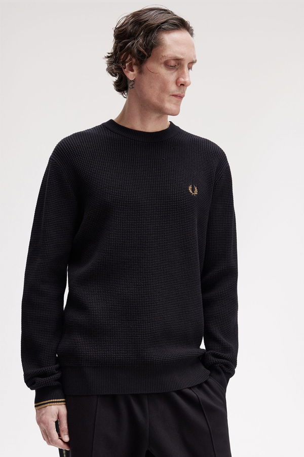Fred Perry Erkek Kazak SIYAH