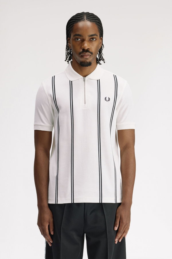 Fred Perry Erkek Polo Yaka T-shirt BEYAZ