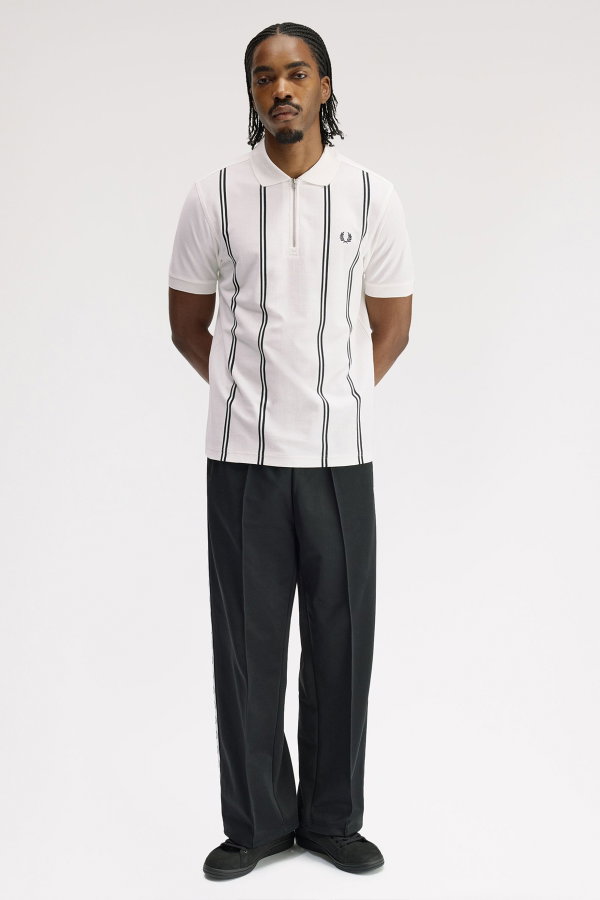Fred Perry Erkek Polo Yaka T-shirt BEYAZ