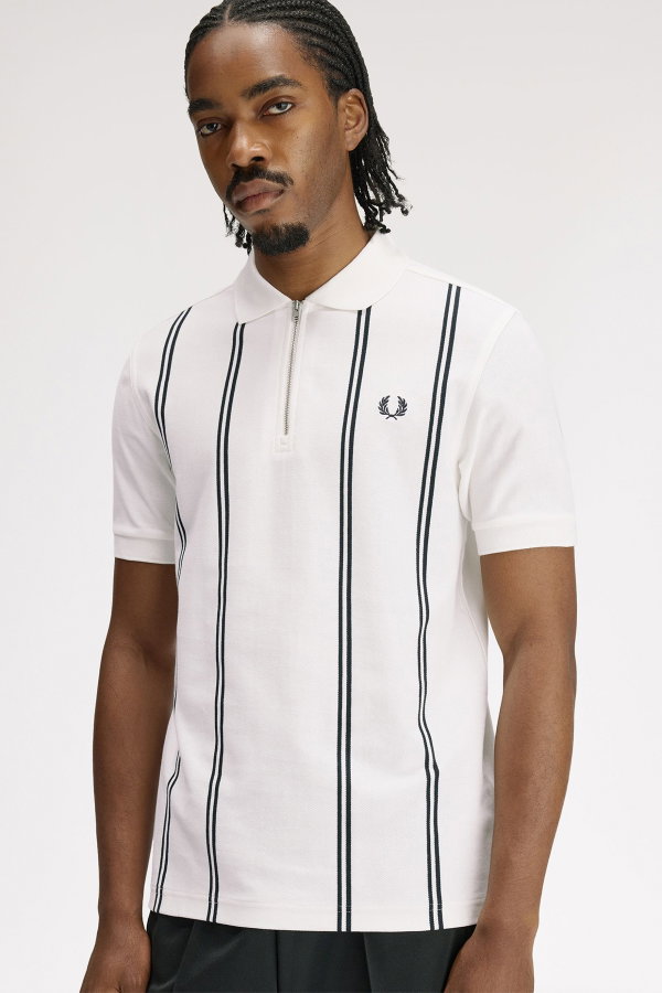 Fred Perry Erkek Polo Yaka T-shirt BEYAZ