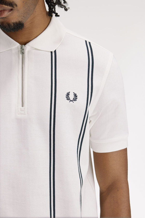 Fred Perry Erkek Polo Yaka T-shirt BEYAZ