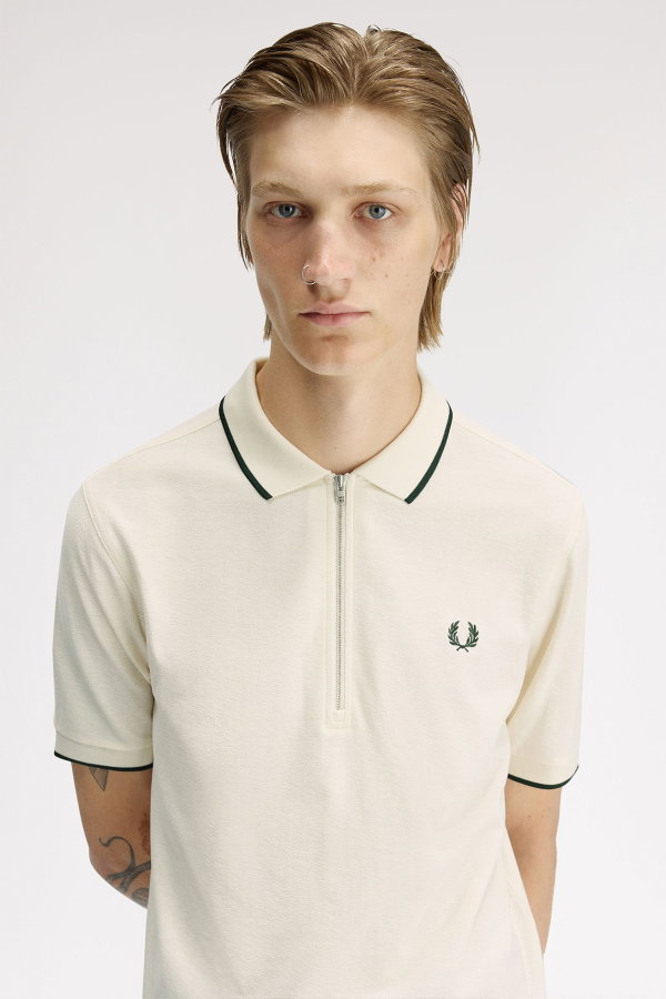 Fred Perry Erkek Polo Yaka T-shirt EKRU