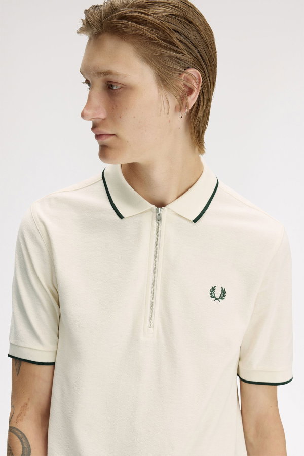 Fred Perry Erkek Polo Yaka T-shirt EKRU