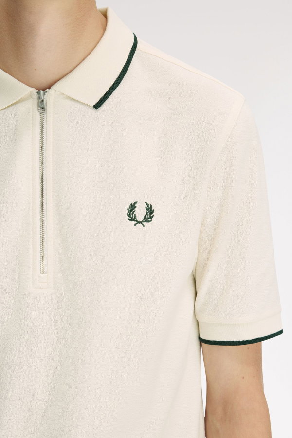 Fred Perry Erkek Polo Yaka T-shirt EKRU