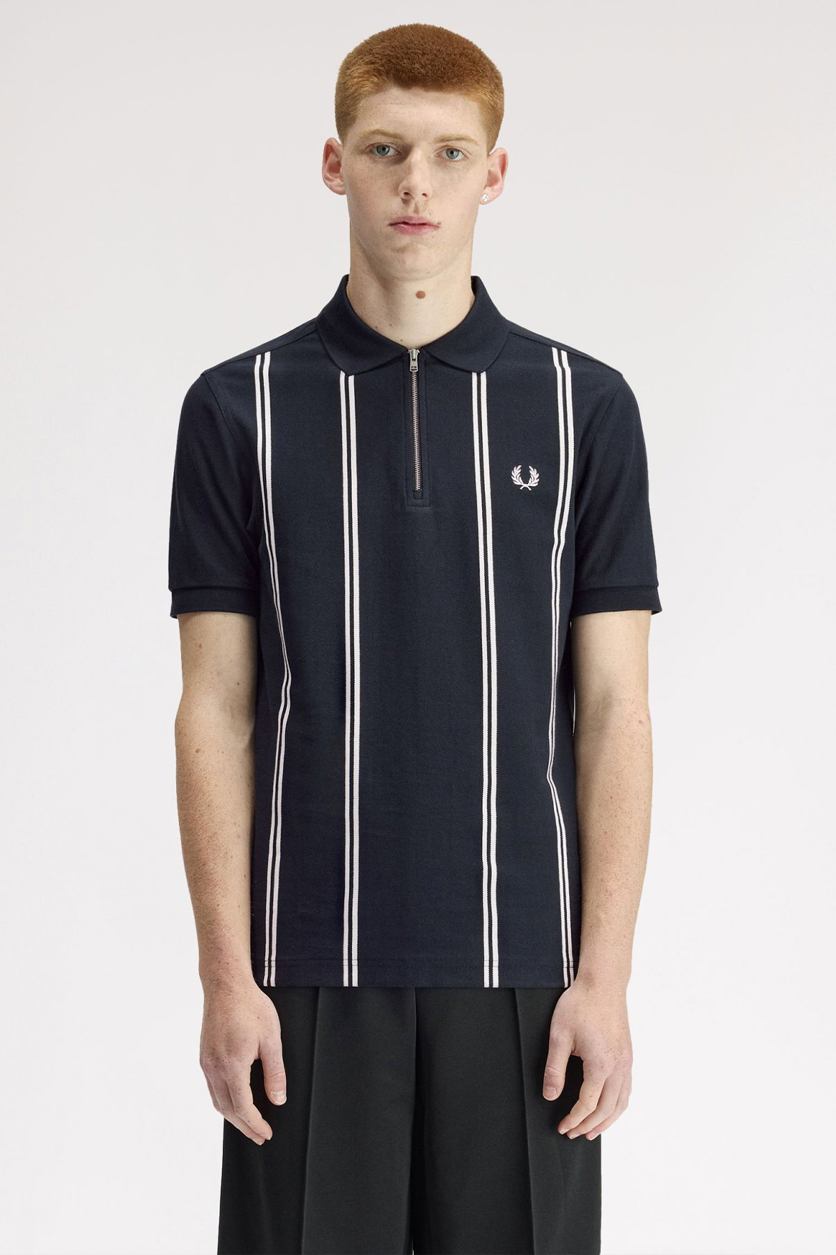 Fred Perry Erkek Polo Yaka T-shirt LACIVERT