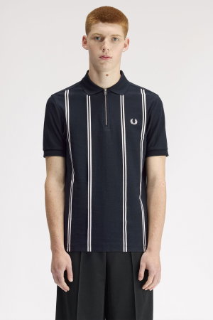 Fred Perry Erkek Polo Yaka T-shirt LACIVERT