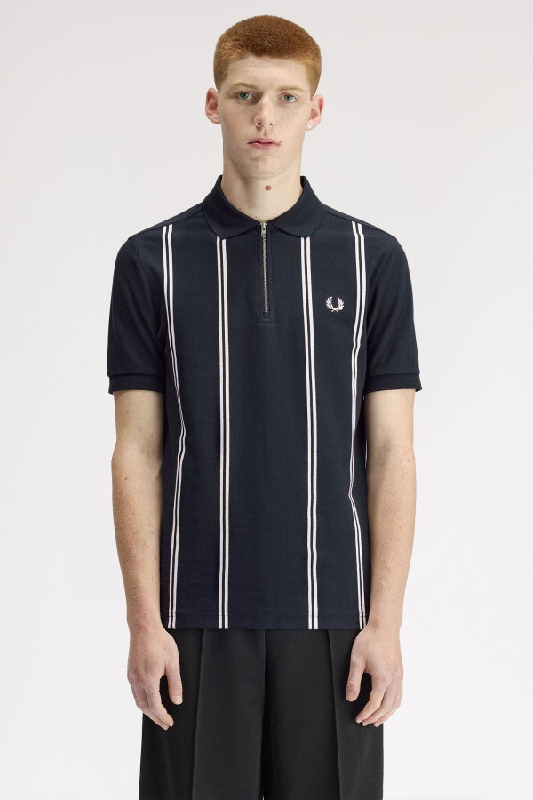 Fred Perry Erkek Polo Yaka T-shirt LACIVERT