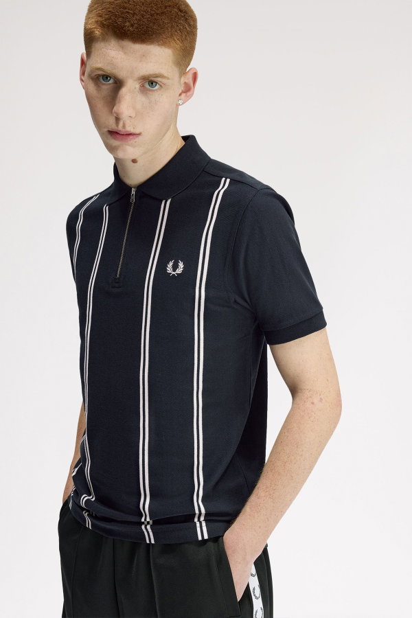 Fred Perry Erkek Polo Yaka T-shirt LACIVERT