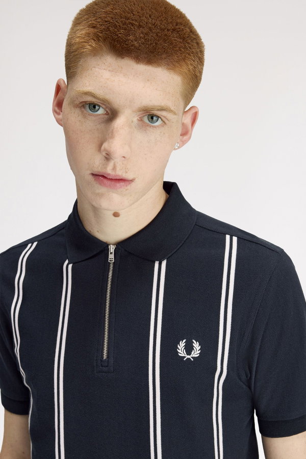 Fred Perry Erkek Polo Yaka T-shirt LACIVERT