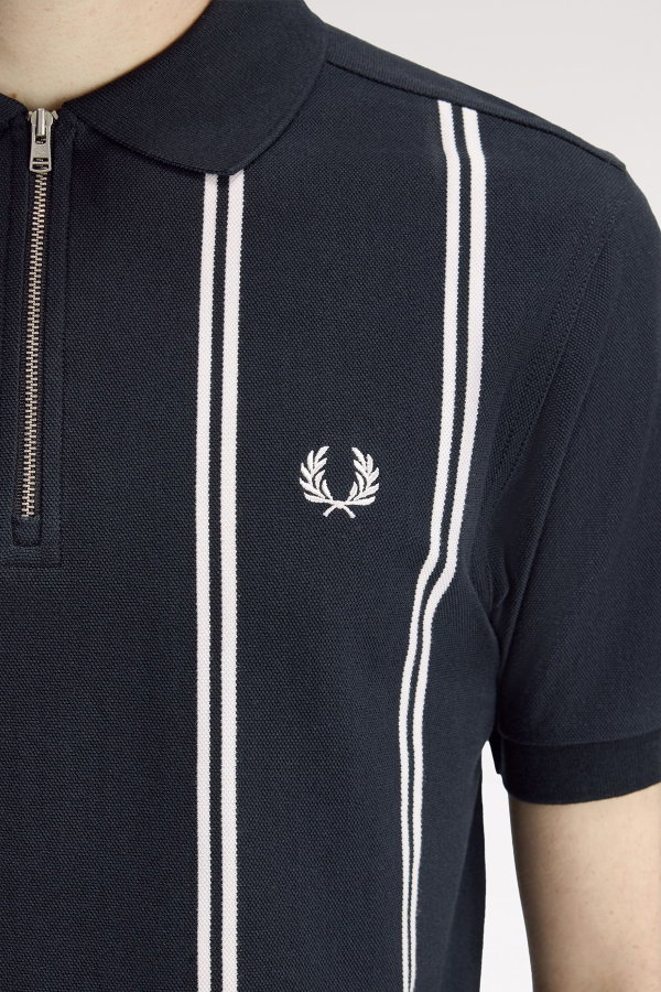 Fred Perry Erkek Polo Yaka T-shirt LACIVERT