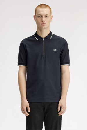 Fred Perry Erkek Polo Yaka T-shirt LACIVERT