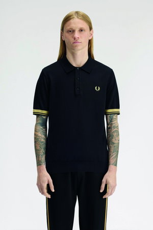 Fred Perry Erkek Polo Yaka T-shirt SIYAH