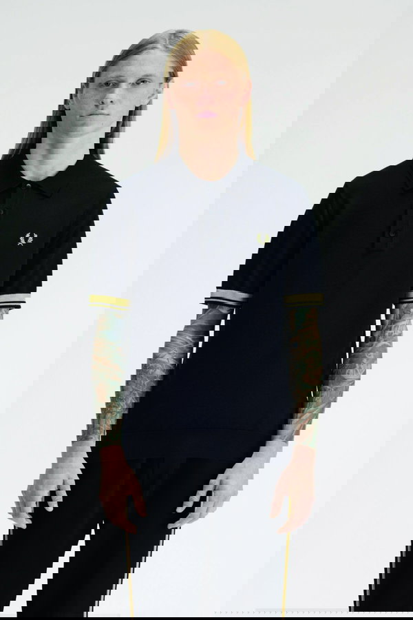 Fred Perry Erkek Polo Yaka T-shirt SIYAH