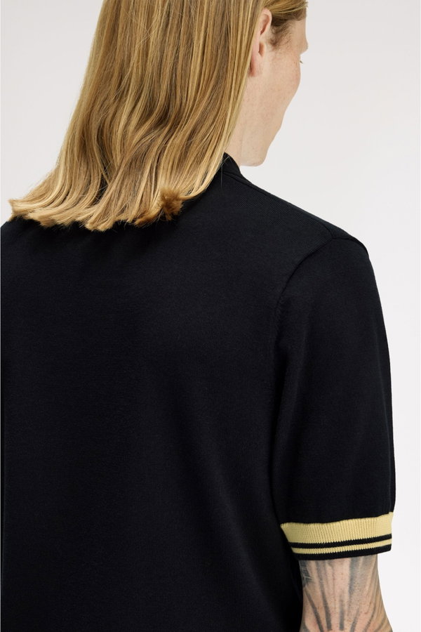 Fred Perry Erkek Polo Yaka T-shirt SIYAH