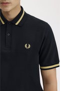 Fred Perry Erkek Polo Yaka T-shirt SIYAH