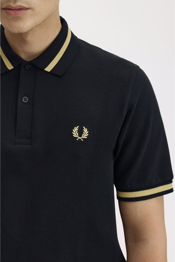 Fred Perry Erkek Polo Yaka T-shirt SIYAH