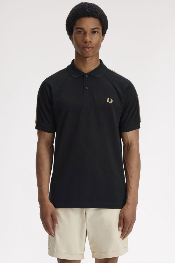 Fred Perry Erkek Polo Yaka T-shirt SIYAH