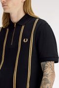 Fred Perry Erkek Polo Yaka T-shirt SIYAH