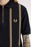 Fred Perry Erkek Polo Yaka T-shirt SIYAH