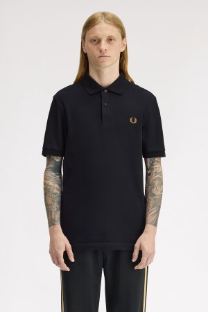 Fred Perry Erkek Polo Yaka T-shirt SIYAH