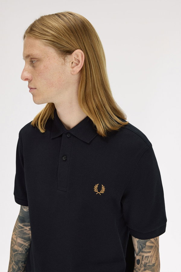 Fred Perry Erkek Polo Yaka T-shirt SIYAH