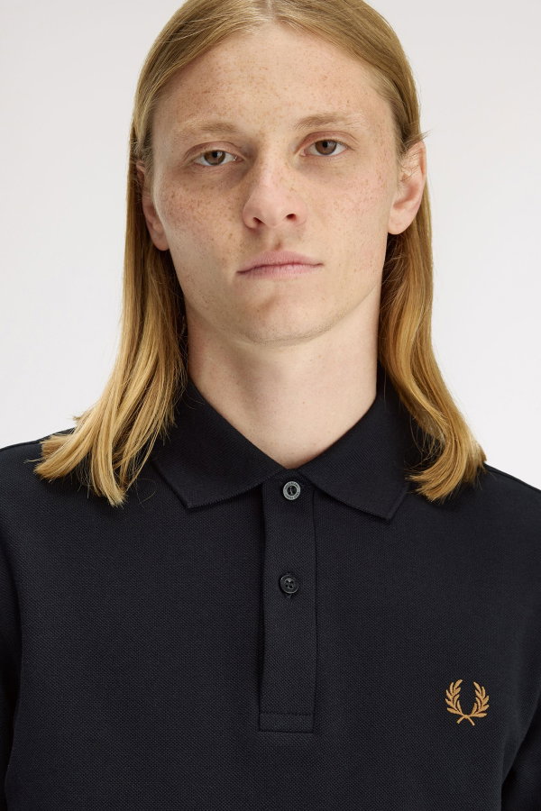 Fred Perry Erkek Polo Yaka T-shirt SIYAH