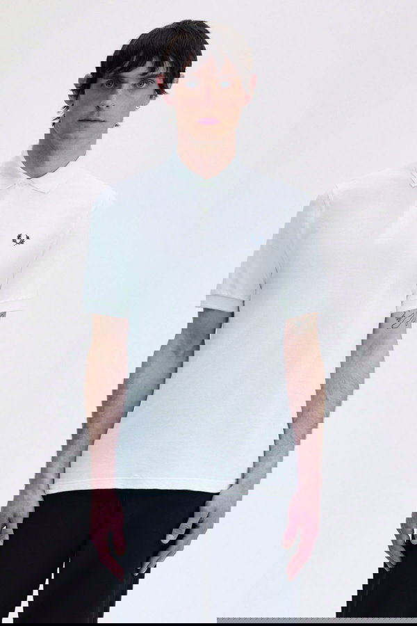 Fred Perry Erkek Polo Yaka T-shirt Beyaz