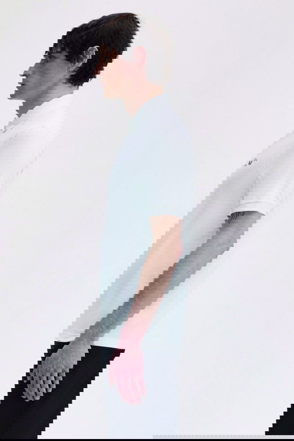 Fred Perry Erkek Polo Yaka T-shirt Beyaz