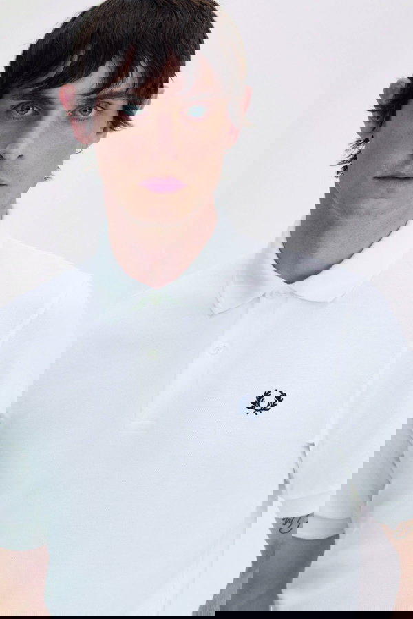 Fred Perry Erkek Polo Yaka T-shirt Beyaz