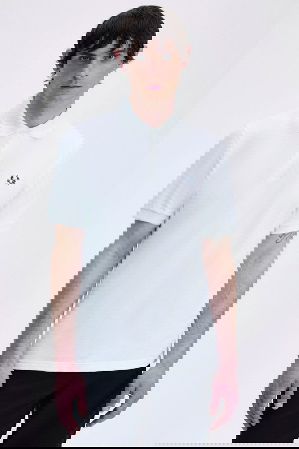 Fred Perry Erkek Polo Yaka T-shirt Beyaz