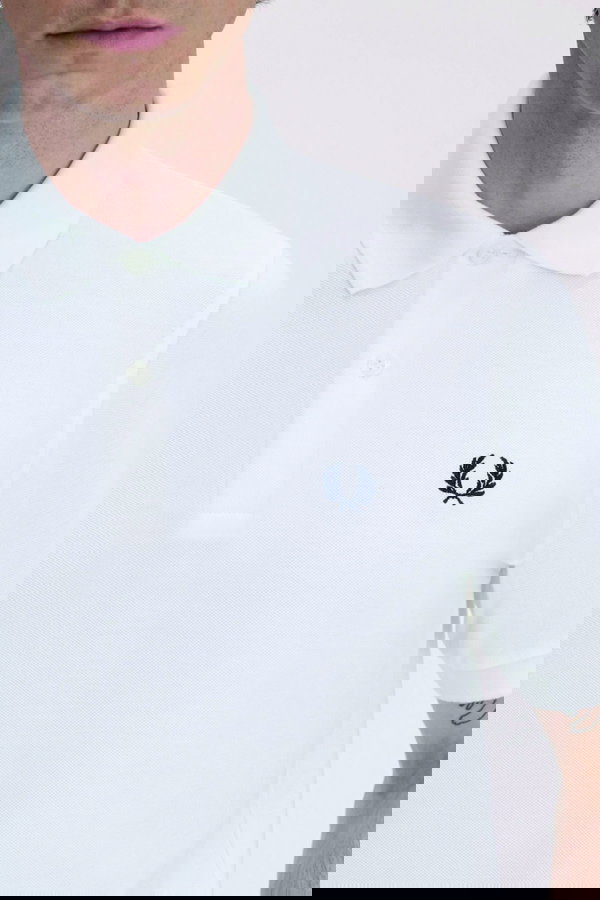 Fred Perry Erkek Polo Yaka T-shirt Beyaz