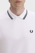 Fred Perry Erkek Polo Yaka T-shirt Beyaz