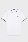Fred Perry Erkek Polo Yaka T-shirt Beyaz