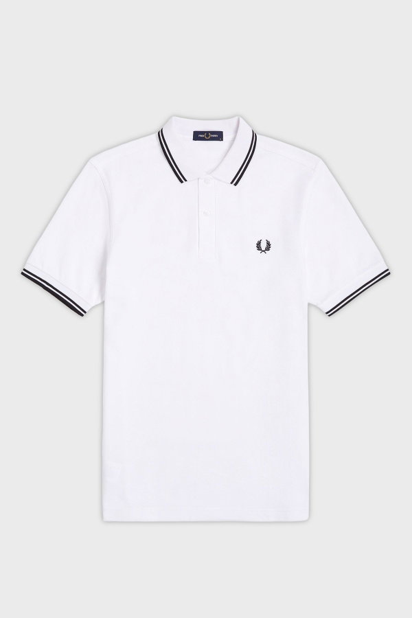 Fred Perry Erkek Polo Yaka T-shirt Beyaz