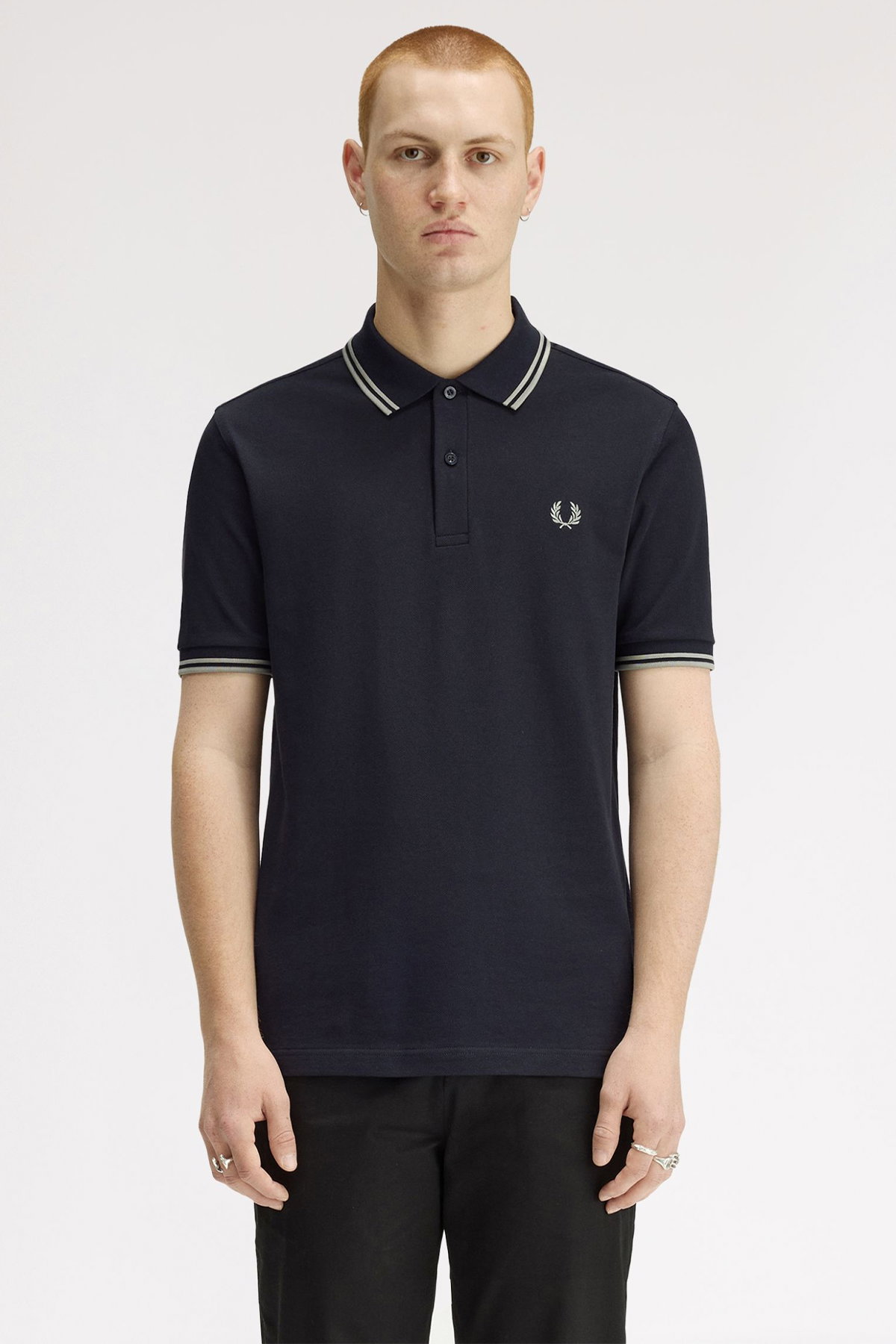 Fred Perry Erkek Polo Yaka T-shirt LACIVERT