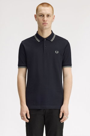 Fred Perry Erkek Polo Yaka T-shirt LACIVERT